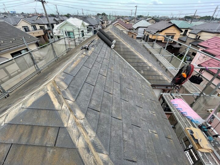 棟板金・雪止め撤去工事